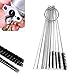 YHLFOOZ 11 Pcs Carburetor Adjustment Tool Kit for Common 2 Cycle Carburetor Engine, Carburetor Adjuster (Includes: Cleaning Brush + Black Toolkit)