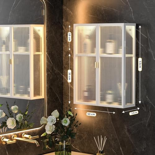 Armario de baño de pared organizador multifuncional para aseo y garaje 3
