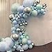Pastel Blue Balloons 12 inch 50pcs Latex Party Balloons Baby Shower Helium Balloons Blue Birthday Balloon