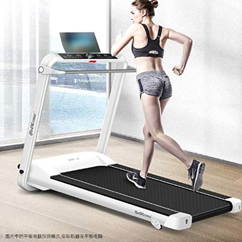 Caminadora eléctrica plegable grande con pantalla LED y altavoz miniatura 3