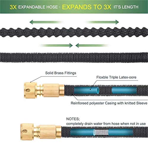 Slang HMOS Magische intrekbare tuin slang flexibele tuin slang hoge druk auto slang plastic watering slang sprinkler… - Afbeelding 6