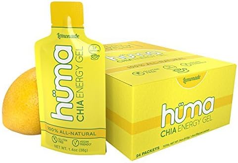 FOOD HUMA CHIA ENERGY GEL LEMONADE BXof24 by HUMA