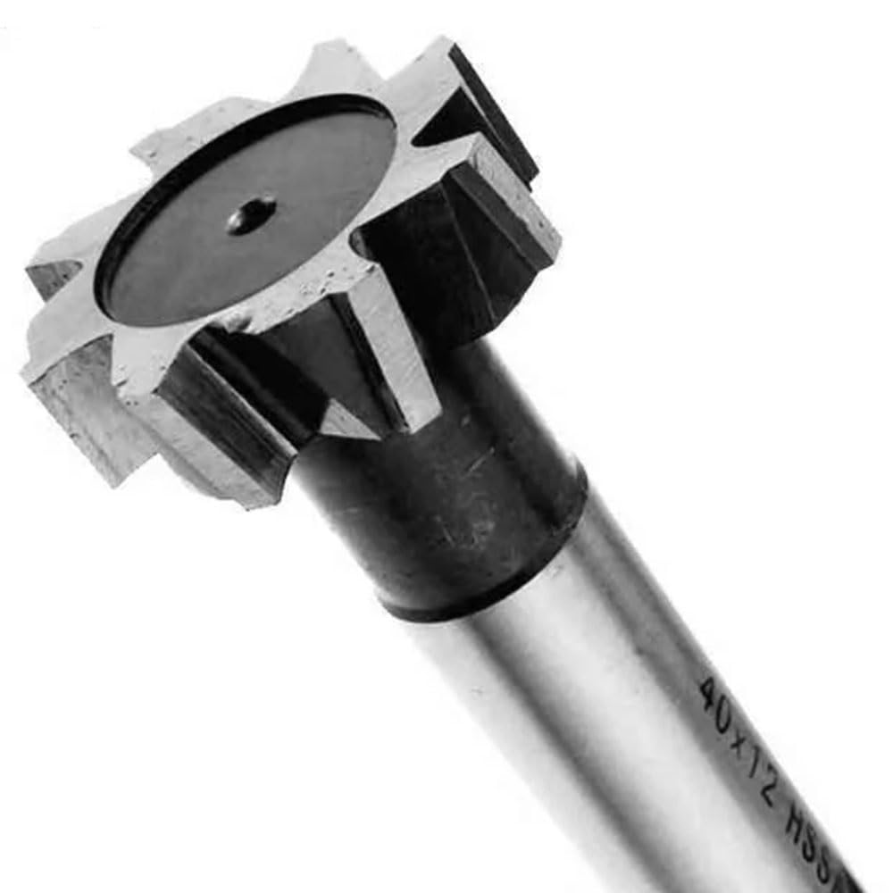 Fraise à rainurer en T HSS for métal et bois – Fraise en acier rapide, diamètre 8-25 mm, épaisseur 1-12 mm(12 * 3 * 8 * 60mm)