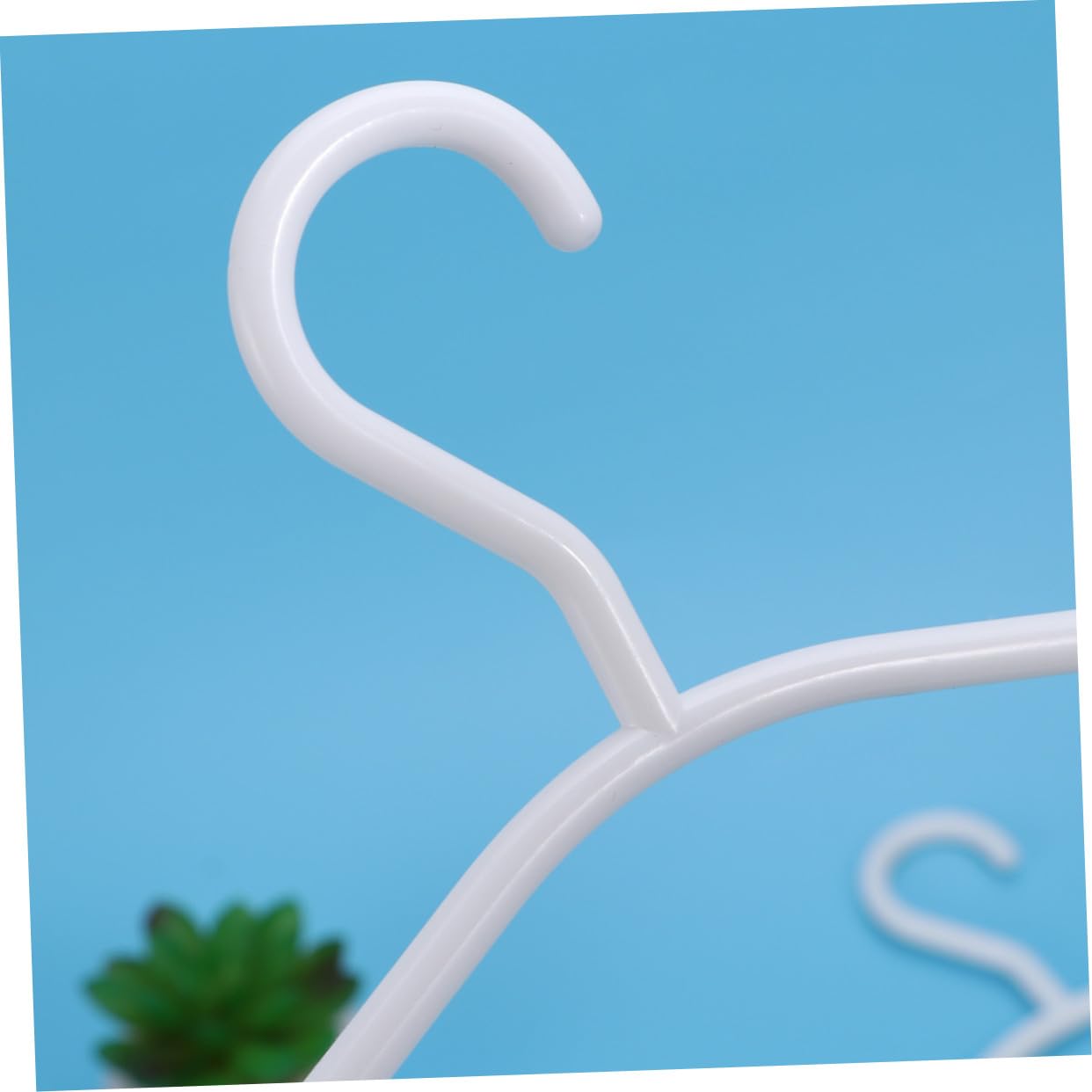 Ciieeo 10pezzi Grucce Bianche in Plastica Abs Antiscivolo Per Abiti Grucce Per Cappotti Resistenti e Durature Organizer Per Armadio Salvaspazio
