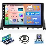 8 Core 2+64G for C180 C200 C230 C250 C300 C350 W204 S204 Mercedes Benz C-Class 2006-2011 Android Car Stereo Carplay Android Auto, Rimoody 9'' Touchscreen GPS WiFi BT FM DSP-36 59-UI Backup Camera