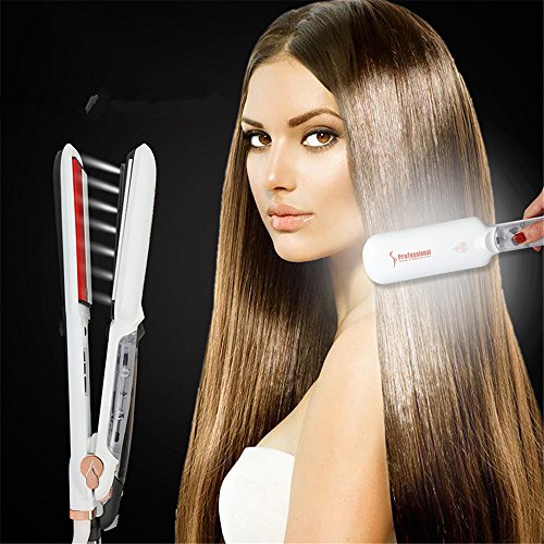 Cepillo alisador de pelo con vapor y temperatura ajustable miniatura 2