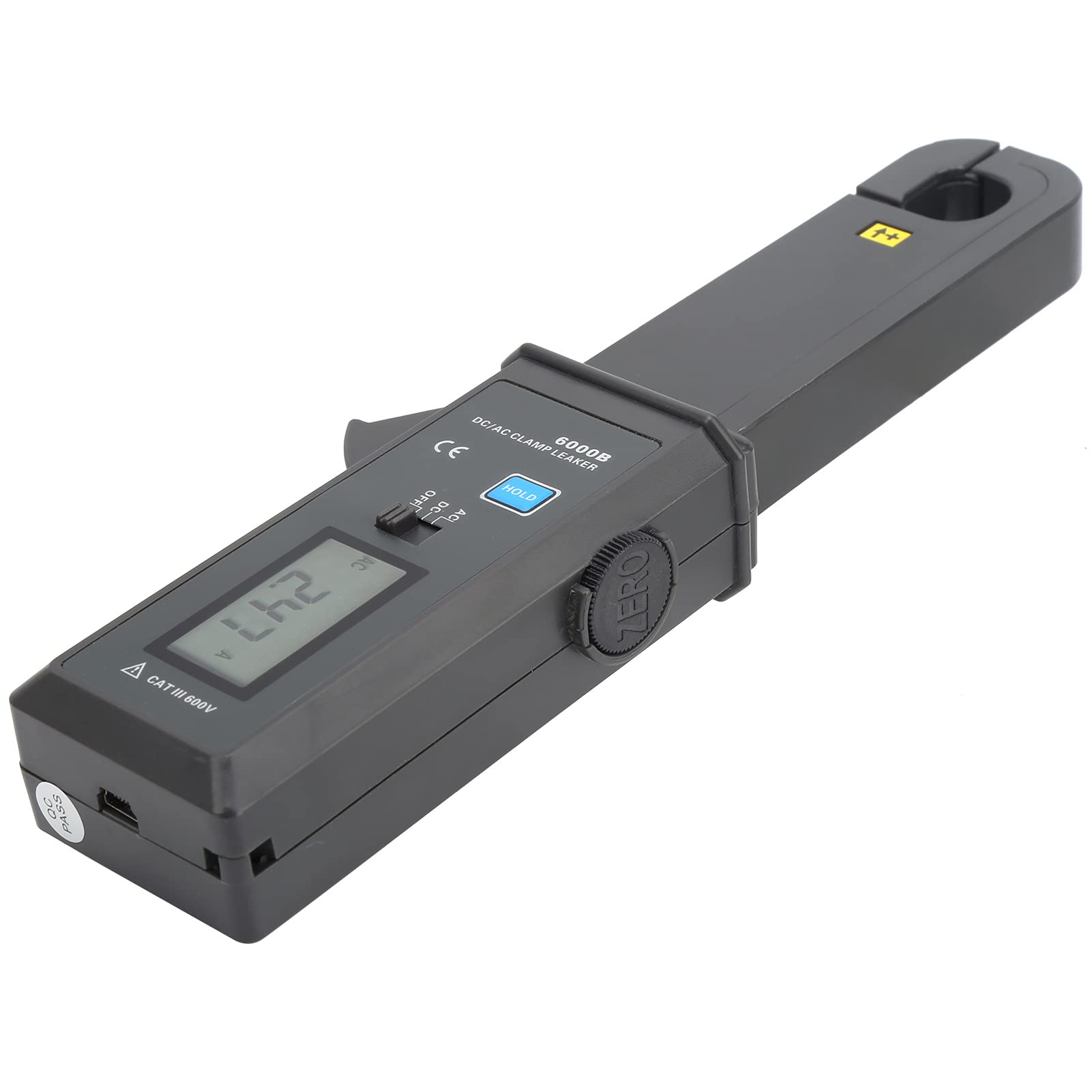 WALFRONT Leakage Current Meter, Clamp Meter, ACDC Leaker Measurement ETCR6000B 0mA-60.0A Industrial Accessory, Reliable and Accurate for Line Testing, USB Interface for Data Upload and