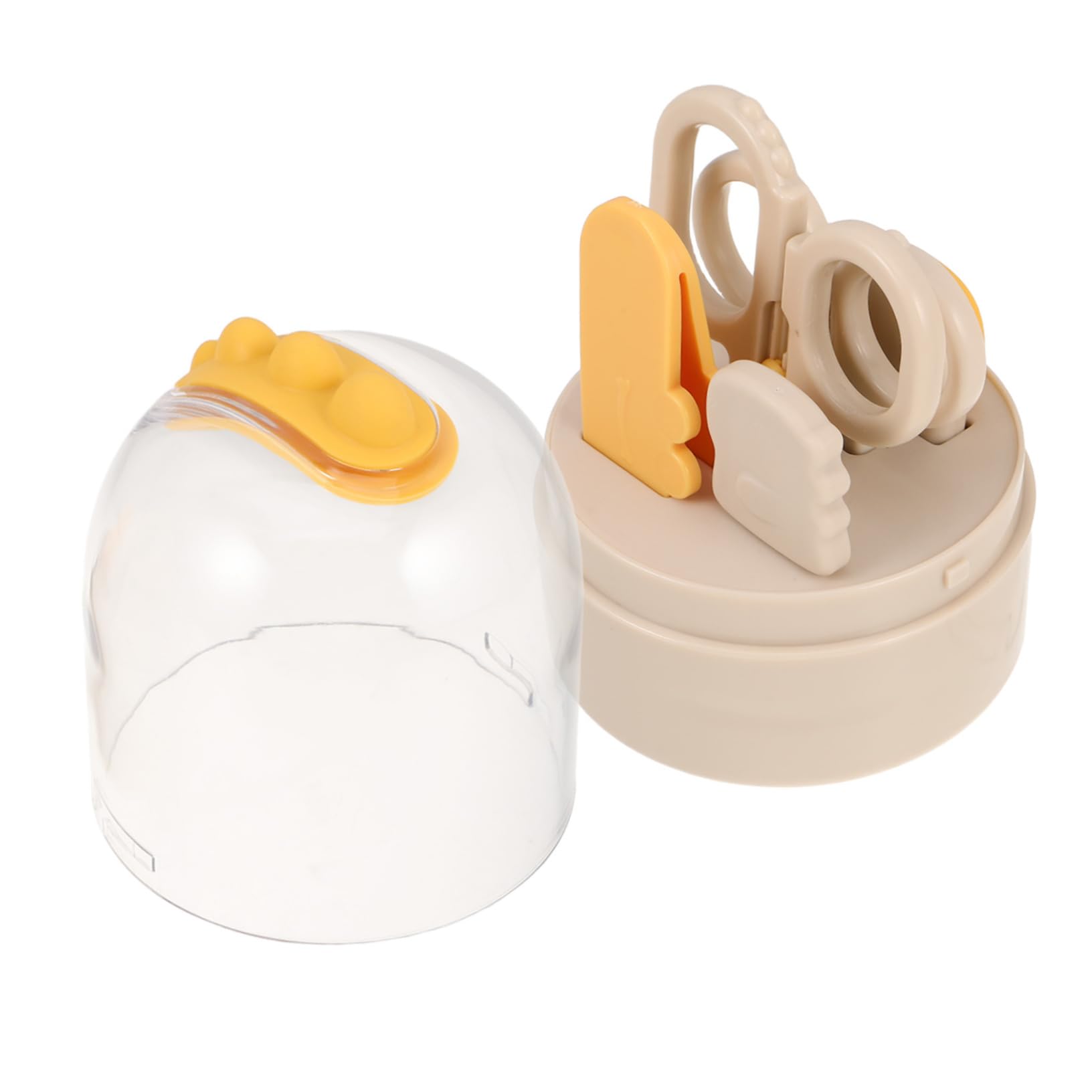 TOYANDONA Cortaúñas Mango Ergonómico Tijeras y Pinzas para Recién Nacidos y Cuidado de Uñas Kit de Aseo para Bebés Pequeños