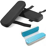 masteymoh Ergonomic Armrest Pads Office Chair Arm Rest Cover Pillow - Elbow Support Cushion for Computer, Gaming and Desk Chairs (Flat)