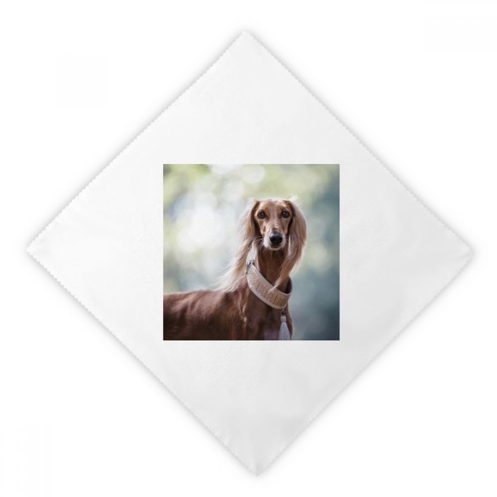 Servilletas de tela reutilizables blancas DIYthinker con estampado de animal, 2 piezas