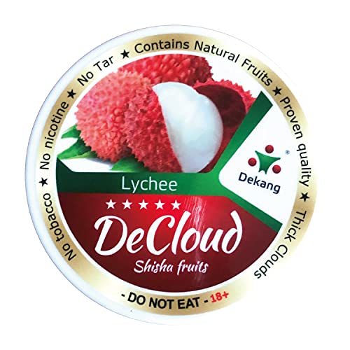 シーシャ フレーバー デクラウド decloud 業務用濃厚バージョン ハイエンド シルバークラウド 50g ノンニコチン ノンタール フルーツ果肉使用 ハーブスパイス (ライチ)