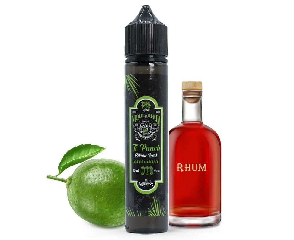 Punk Funk Hero By Joey Starr - Ti Punch Citron vert - 50ML - AMAVAPE - sans  nicotine ni tabac : Amazon.fr: High-Tech