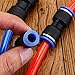 Honoson 40 Pieces Straight Push Connectors, Push To Connect Fittings Quick Release Pneumatic Connectors Air Line Fittings Connect Air Hose Fittings, 2 Way