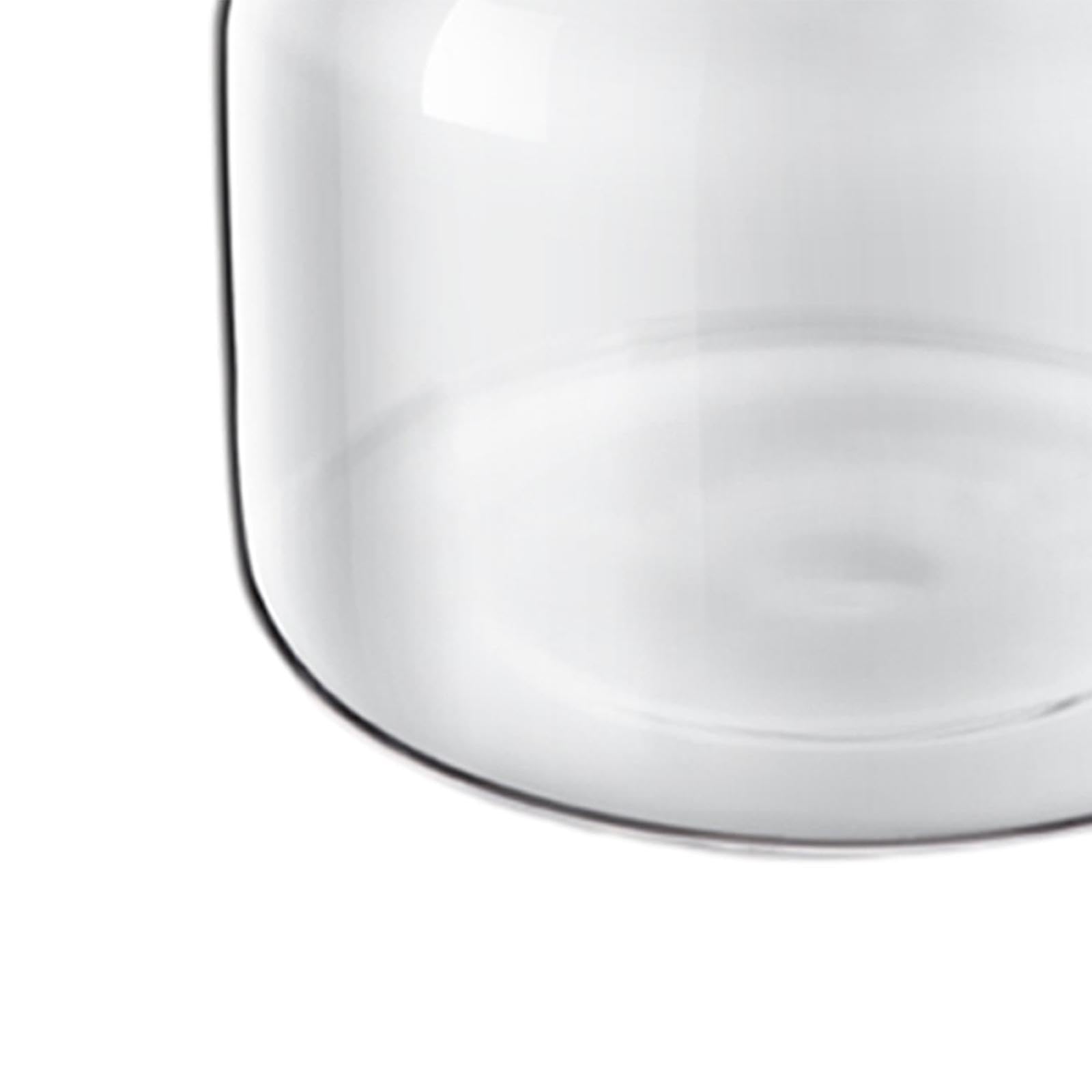 Tarros de Vidrio Transparente, Recipiente de Vidrio para Yogur, Tarros de Vidrio de Repuesto para Pudín Y Yogur, Recipiente de Vidrio para Leche, Botella y Filtro, Individual