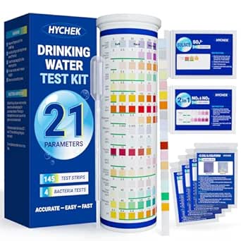 21 in 1 Accurate Drinking Water Testing Kit with 145 Strips