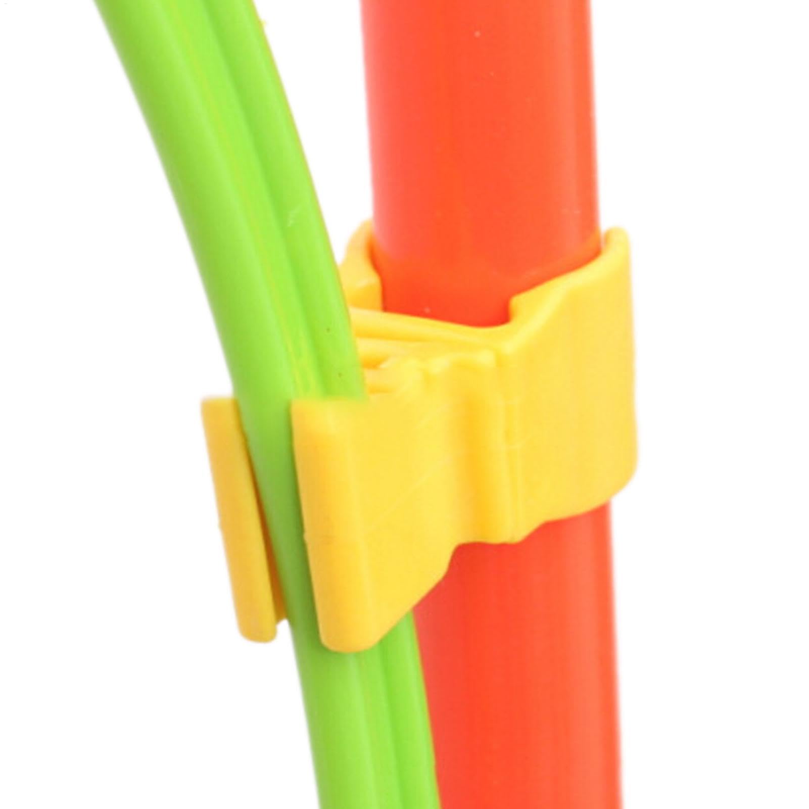 Scooter Flag Connector Buckle - Football Training Accessories | Football Pole Connection Buckle | Multifunctional Football Goal Connector Clip | Sports Equipment Soccer Goal Fixing Clip for Training