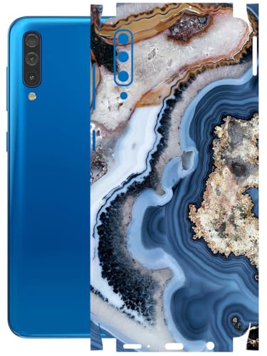Image of AtOdds - Full Body Back Screen Guard Protector Film - Lamination Wrap Skin Sticker Compatible with Samsung Galaxy A50 | Scratchproof Matte Finish (Floor Marble)