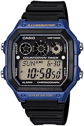 Casio AE-1300WH-2A Basic Digital Mens Watch, Black