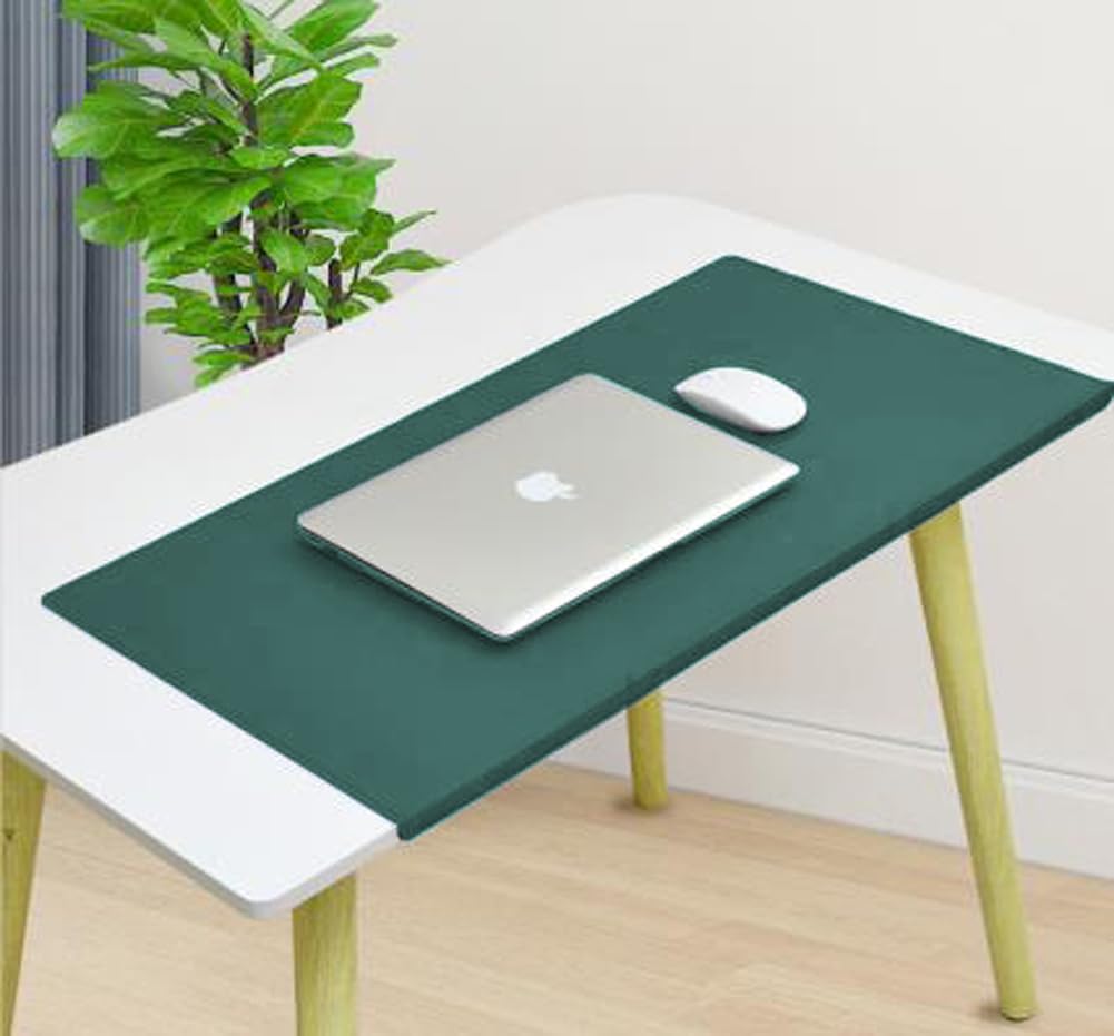Tappetino per mouse in silicone per computer portatile, tappetino da 2 mm per studenti, ufficio, lavoro, gioco, protezione per tavolo, con protezione per bordi, anti-incrostazioni durevoli