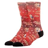Rudolph the Red-Nosed Reindeer Adult Socks (Red)