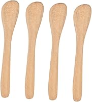Vista 1 de TIDTALEO 4 Pcs kitchen cooking spatula jar spatula mini spatulas pastry cake spatula bread spreader sandwich cream spreader butter table knives