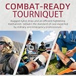 4-Pack Tactical Tourniquet for Traumatic Bleeding | One-Handed Operation | Essential for IFAK, Combat, Accidents & Survival