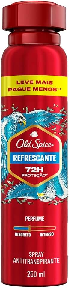 Desodorante Antitranspirante Aerossol Old Spice Refrescante 250 ml