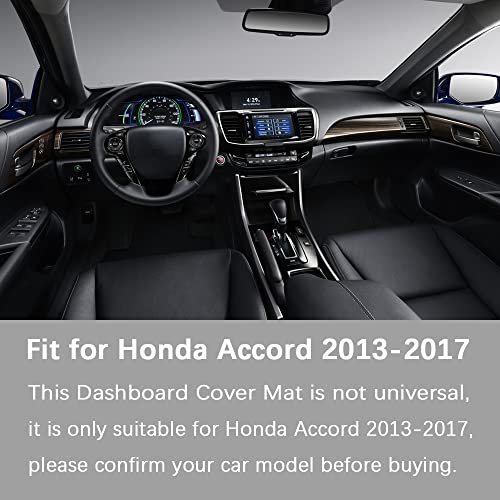 Cebat Dashboard Dash Board Cover Mat Carpet Compatible Sunshield Cover Dashboard Mat Protector For Honda Accord 2013-2017 #TOP2
