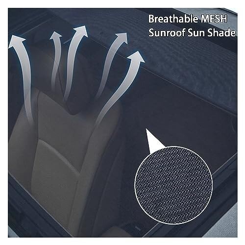 Sonnenblende Auto Magnetisches Sonnenschutznetz Für Auto-Schiebedach Und Fenster Für SUVs, Ideal Für Campingausflüge