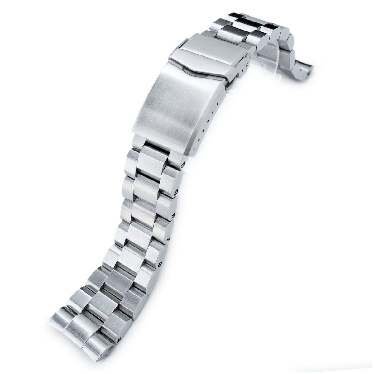 MiLTAT Bracelet de montre en métal Hexad 22 mm compatible avec Seiko New Turtles SRP777 et PADI SRPA21