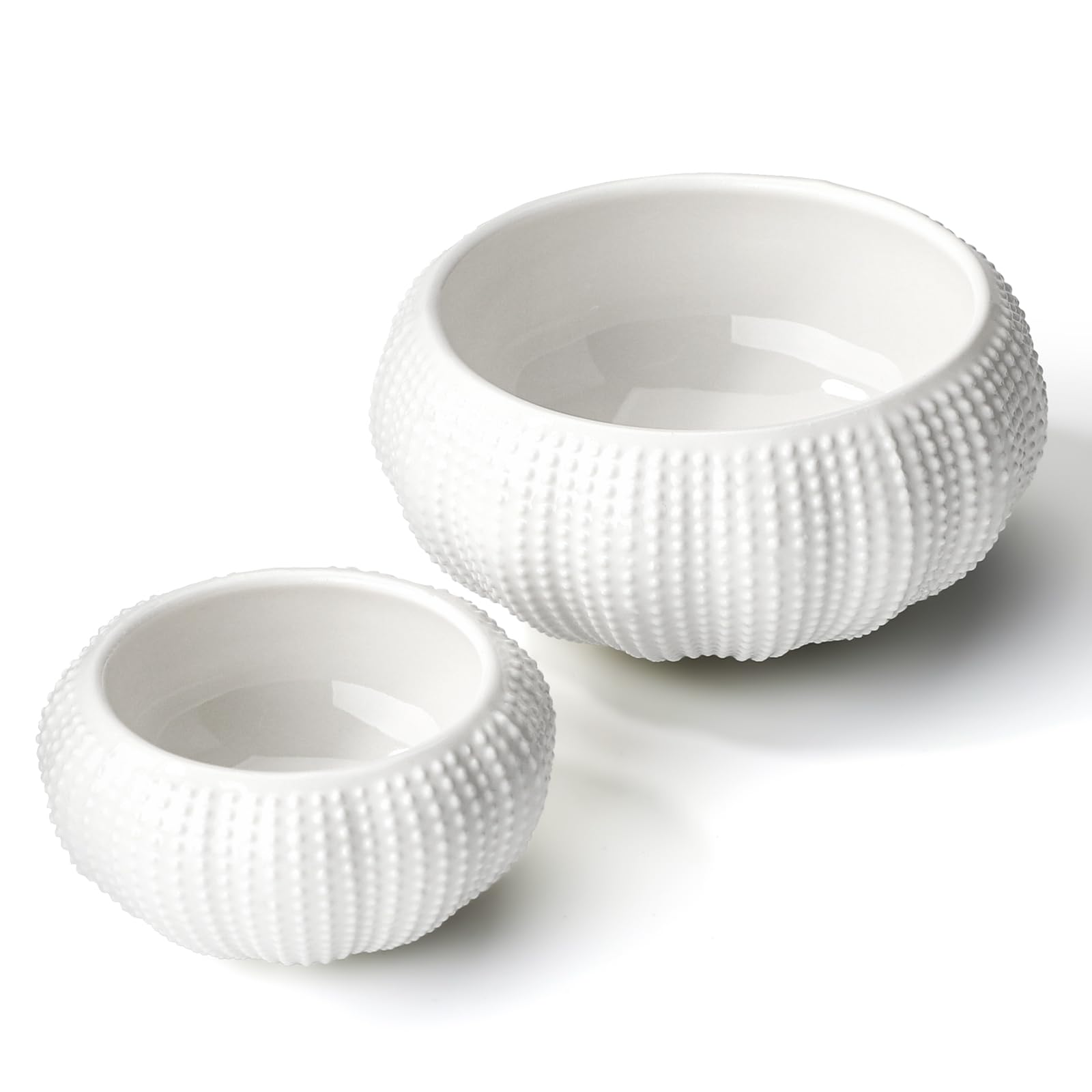 Ceramic Sea Urchin Bowl, Mini Seasoning Bowl Urchin Shape Sauce Plate Dipping Dish for Sauce Caviar Appetizer Ice Cream Snack