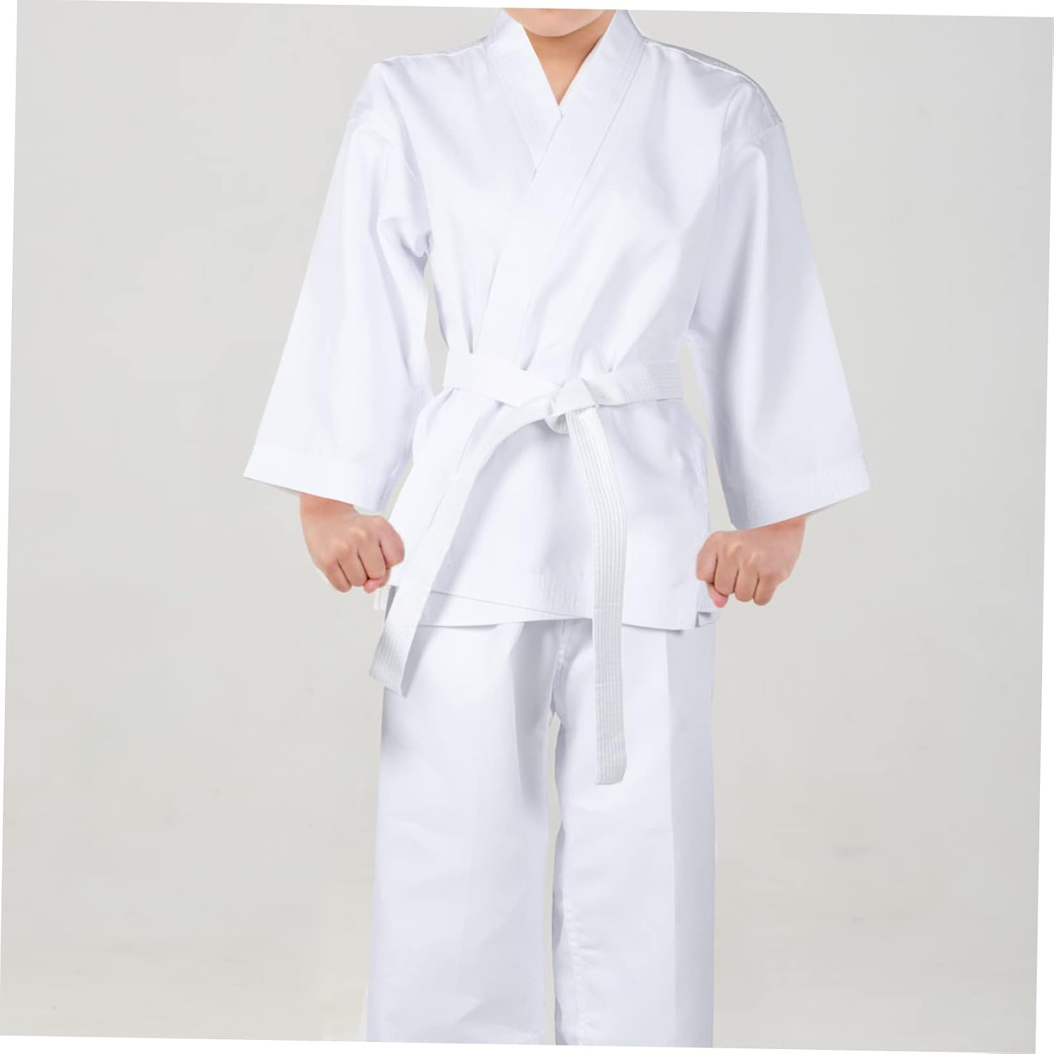 NOLITOY 1Set Professional Adult Karate Uniform with Reinforced Stitching Elastic Judogi Clothes for Training and Martial Arts Practice Includes Karate Pants for Comfort and Performance