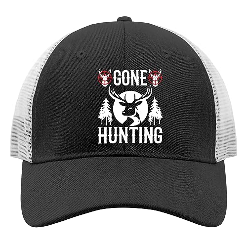 Cowboy hat Men Gone Hunting Mens Sun hat Gym hat Gifts for Her Baseball Hat