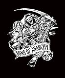 Sons of Anarchy Black Plush Blanket - Queen 79' X 94'