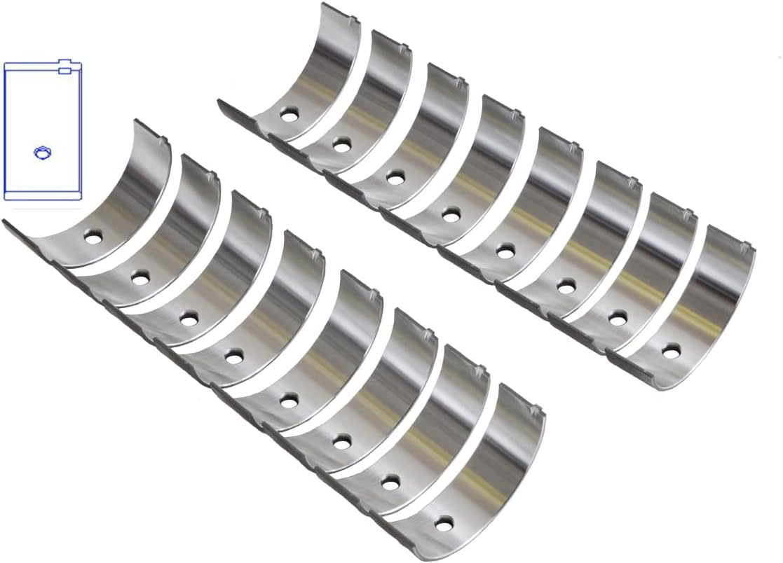 Connecting Rod Bearings Set | Compatible with 62-01 Ford 221/255/260/289/302 | Size = .010 (.25mm Oversized)