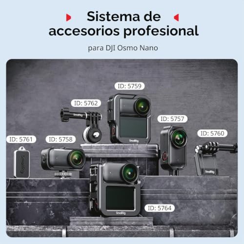 Soporte magnético SmallRig 5761 anticaídas con correa para DJI e Insta360 6