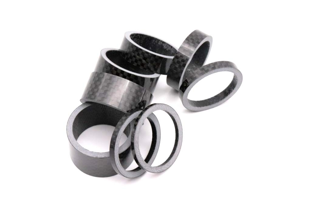 Set di distanziali in carbonio1 1/8" 2/3/5/8/10/12/15/20 mm