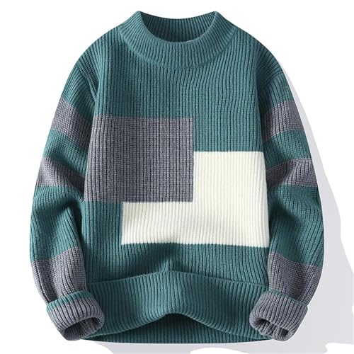 Men's Winter Casual Knitwear Sweater - Warm Pullover Male Outwear with Loose Fit Sweaters for Men4