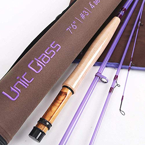 MAXIMUMCATCH Maxcatch Fiberglass Fly Fishing Rod: 3wt/ 5wt/ 6wt