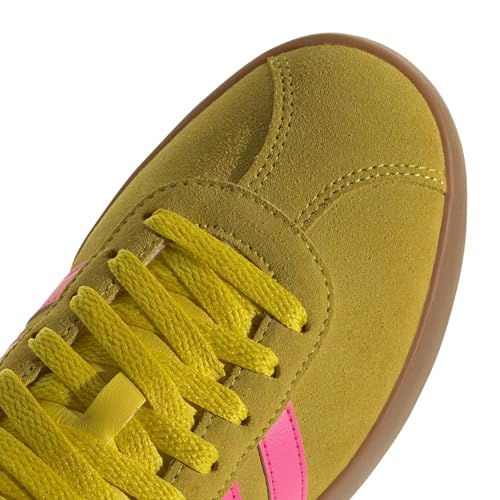 adidas Damen VL Court 3.0 Shoes, Yellow/Lucid pink/Gold met., 36 EU – Ansicht 5