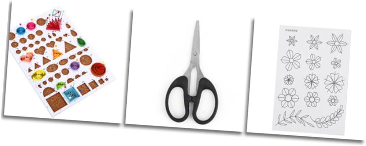 IWOWHERO DIY Paper Quilling Quilling Paper Tool Set for Boys and Girls Adults Kit Strips for Craft Projects