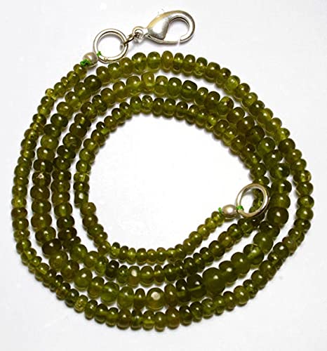 Rondelles vessonite foncée collier perles naturelles LKBEADS 4.5mm pour création bijou