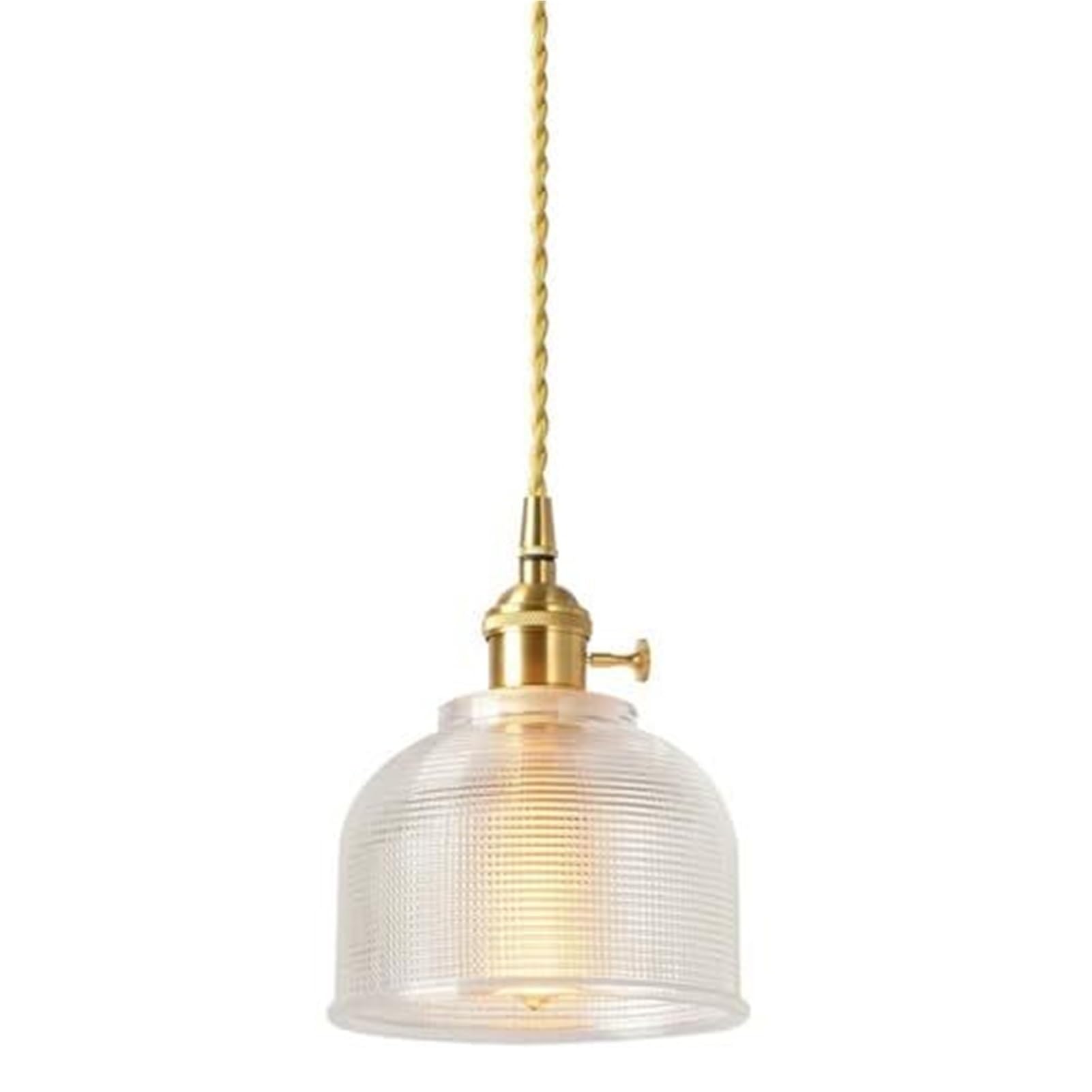 KBUUKYYXouy Rustic Modern Hand Blown Glass Pendant Lamp Chandelier Hanging Lighting Ceiling Fixture Vintage Farmhouse for Kitchen Island Dining Room Hallway