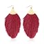 Feather Fringe - Plum