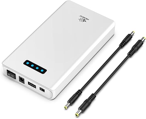 melasta Batería de 24 V 3350 mAh con salida USB de 24 V 9 V CC y 5 V, batería recargable de iones de litio para tira de luz LED, cámara de