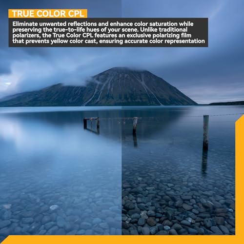 Image of NiSi - JetMag Pro 82MAG True Color CPL Filter, Magnetic Circular Polarizing Lens Filter - Nano Coated Optical Glass, Ultra-Slim Aluminum Frame, Anti-Glare, Color-Accurate - Lens Adapter Ring Required | - Magnetic Cpl for Nisi Jetmag Pro System with Secure Locking Design, Ultra-Slim, Optical Glass with Aluminum Frame, Nano