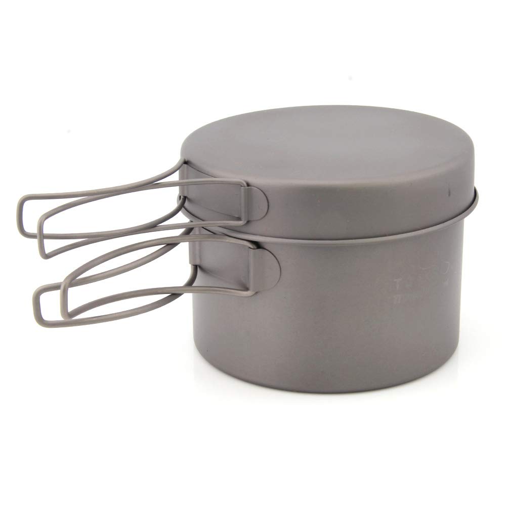 TOAKS Tytanowy garnek 1300 ml z patelnią