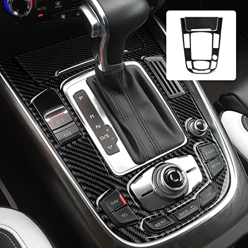 OYDDL Auto Kohlefaser Schaltknauf Schalthebel Cover Trim Kompatibel mit Audi A4 A5 S5 Q5 Interieur Zubehör (Stil G) OYDDL Auto Kohlefaser Schaltknauf Schalthebel Cover Trim Kompatibel mit Audi A4 A5 S5 Q5 Interieur Zubehör (Stil G)