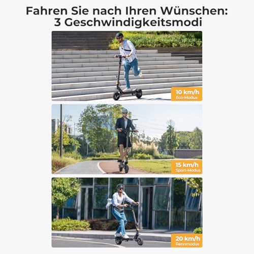Ausom L1 – ABE, 70 km Reichweite, 500 W, Doppel-Dämpfung, 10″ – Bild 4