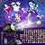 JACKYLED Christmas Halloween Projector Lights 2 in 1 Projector 150 Festive Patterns 10 Ripple Effects with Remote Control, Timers, IP65 Waterproof Halloween Decorations Outdoor Indoor for Home, Garden